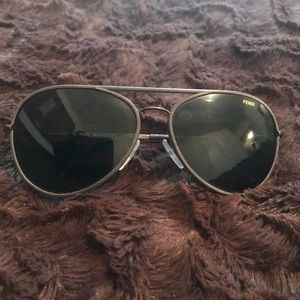 Authentic FENDI Aviator Maserati Selleria Gunmetal